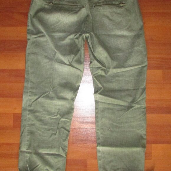 RAMPAGE Olive Cargo Capri Pants - Sz 13 - Picture 7 of 10